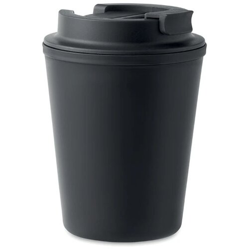 Gerecyclede thermosbeker (300 ml) Zwart