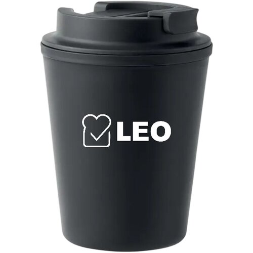 Gerecyclede thermosbeker (300 ml) Zwart