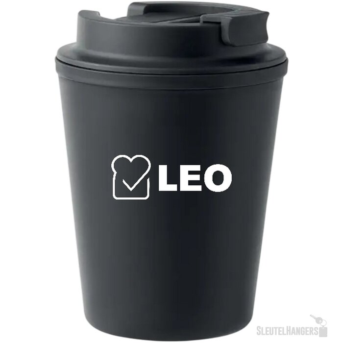 Gerecyclede thermosbeker (300 ml) Zwart
