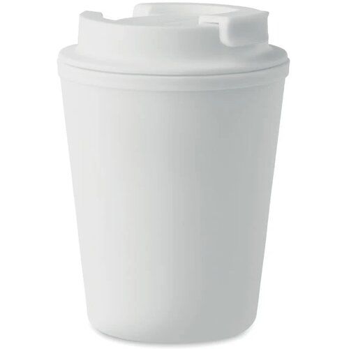 Gerecyclede thermosbeker (300 ml) Wit