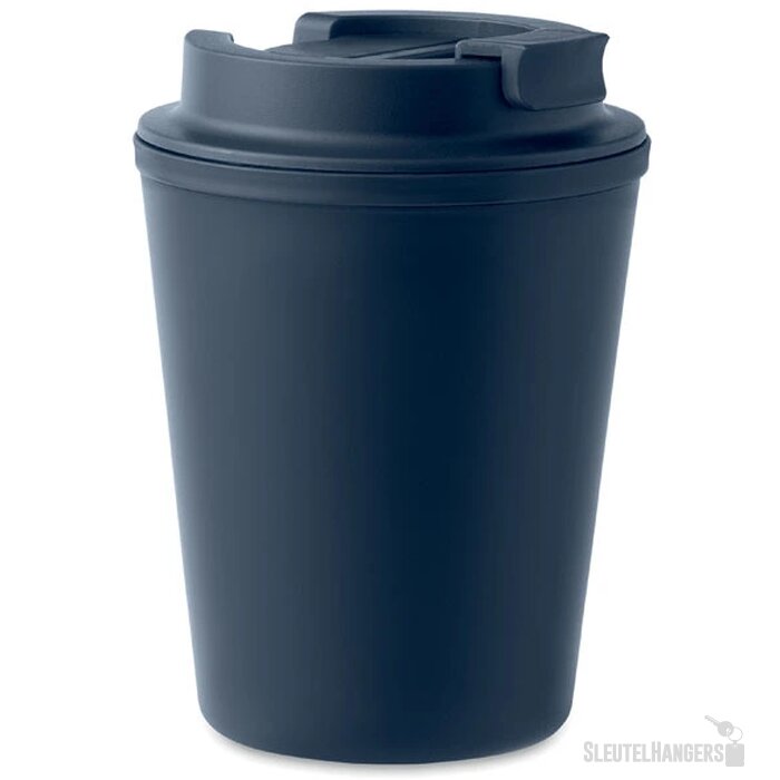 Gerecyclede thermosbeker (300 ml) Kobaltblauw