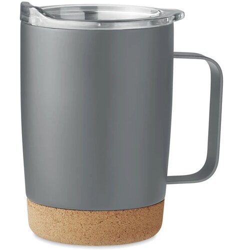 Dubbelwandige drinkbeker 300ml Ruby grijs