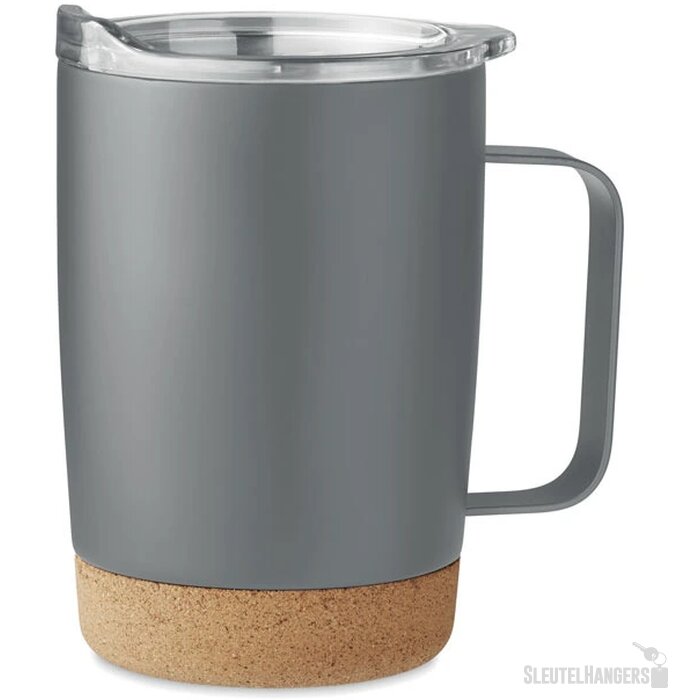 Dubbelwandige drinkbeker 300ml Ruby grijs