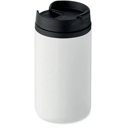 Dubbelwandige thermosbeker (250 ml) Wit