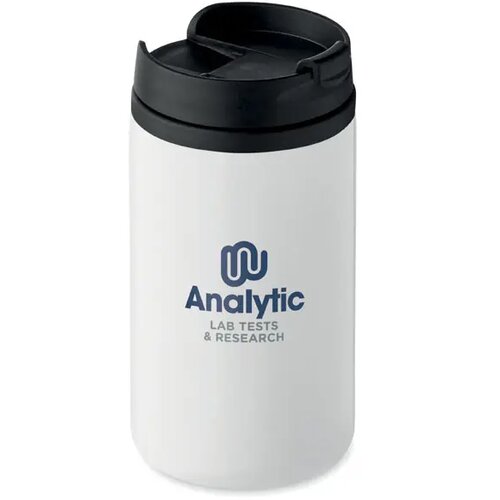 Dubbelwandige thermosbeker (250 ml) Wit 250 ml