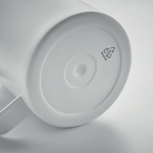 Dubbelwandige beker met drinkdeksel (300 ml) Wit 300 ml