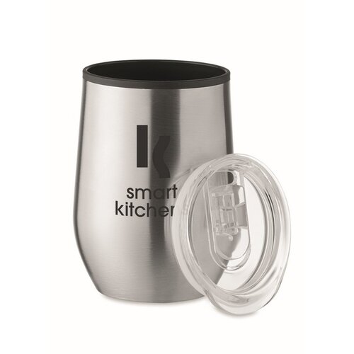 Dubbelwandige reisbeker (350 ml) Zilver 350 ml