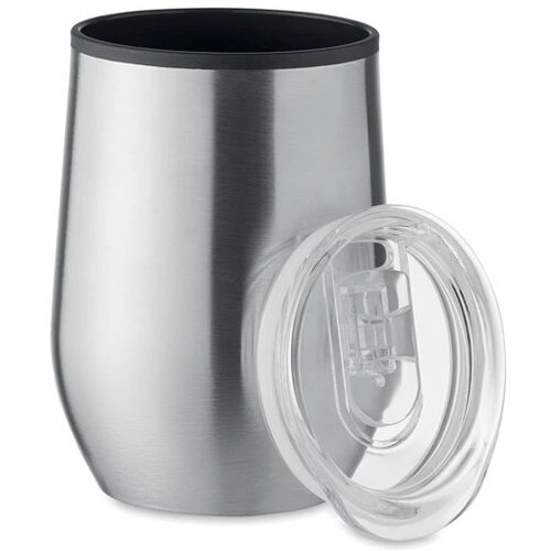 Dubbelwandige reisbeker (350 ml) Zilver 350 ml