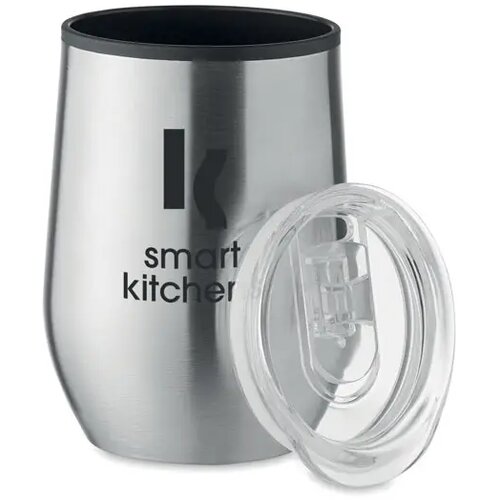 Dubbelwandige reisbeker (350 ml) Zilver 350 ml