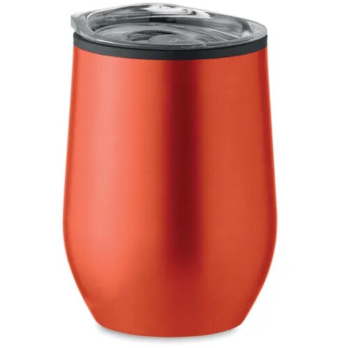 Dubbelwandige reisbeker (350 ml) Rood 350 ml