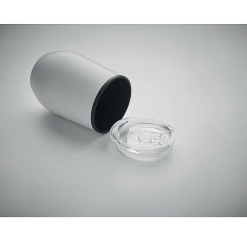 Dubbelwandige reisbeker (350 ml) Wit 350 ml