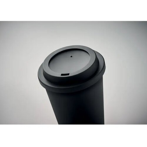 Dubbelwandige beker pp 300 ml Nola zwart 300 ml