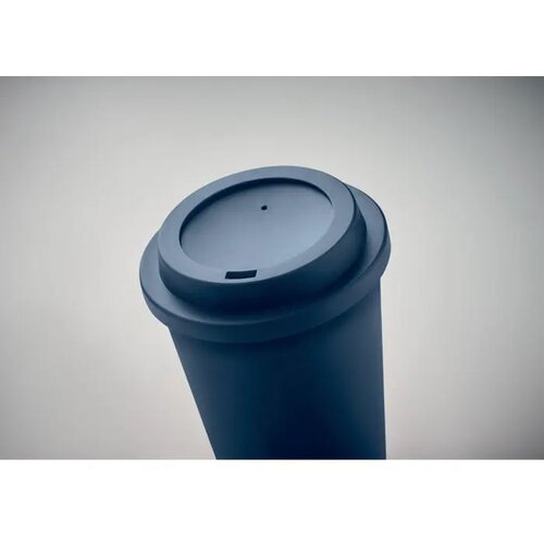Dubbelwandige beker pp 300 ml Nola donker marineblauw 300 ml