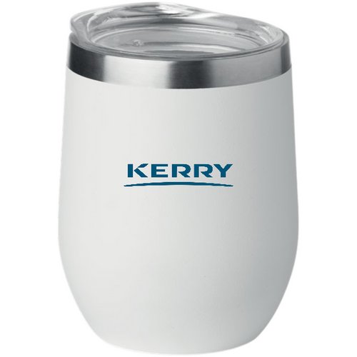 Dubbelwandige beker 300ml Chin chin wit