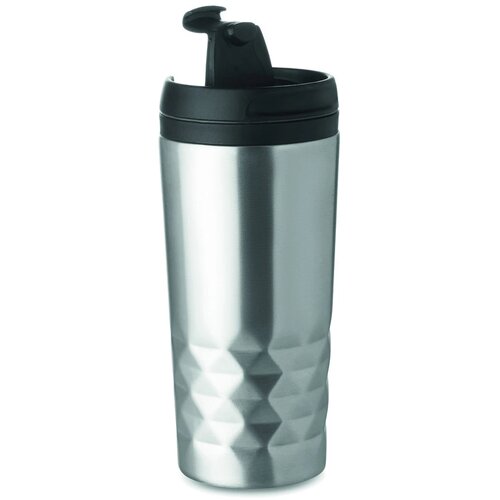 Dubbelwandige reisbeker (280 ml) Zilver