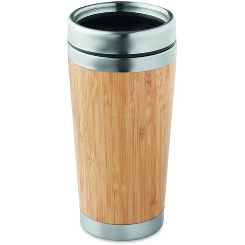 Bamboe reisbeker (400 ml) Bruin