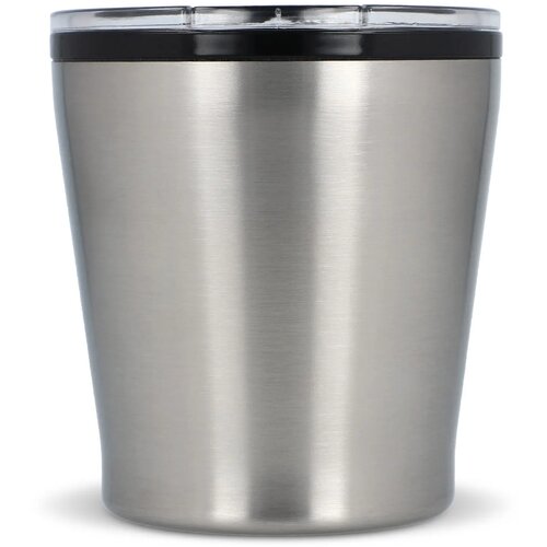 Koffiebeker metallic 180ml zilver