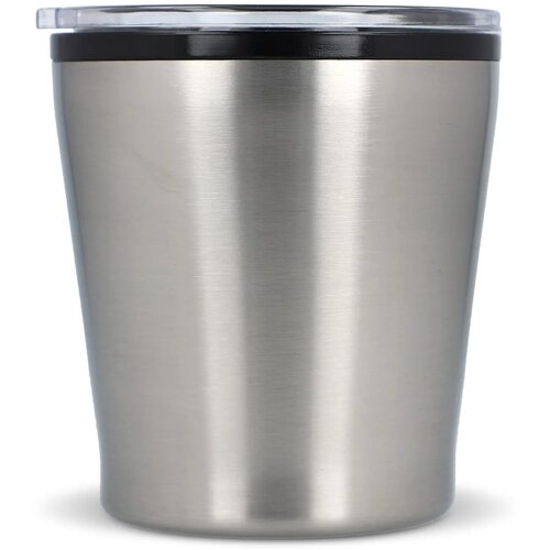 Koffiebeker metallic 180ml zilver