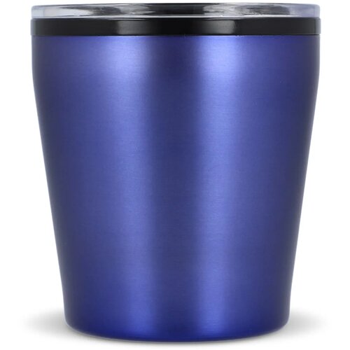 Koffiebeker metallic 180ml donker blauw