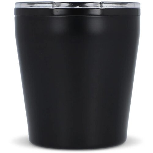 Koffiebeker metallic 180ml zwart