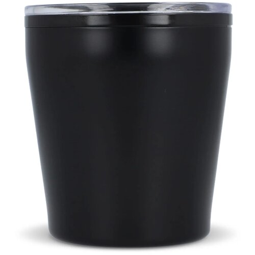 Koffiebeker metallic 180ml zwart