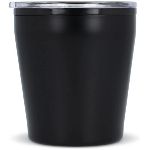 Koffiebeker metallic 180ml zwart