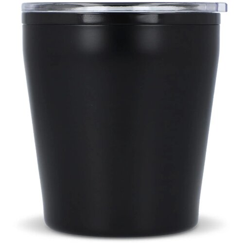 Koffiebeker metallic 180ml zwart