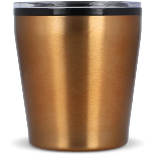 Koffiebeker metallic 180ml oranje