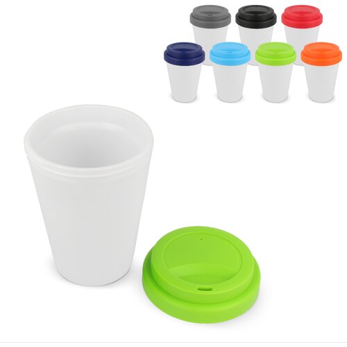RPP Koffiebeker Wit 250ml wit / zwart