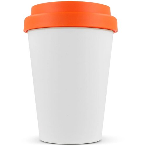 RPP Koffiebeker Wit 250ml wit / oranje 250 ml