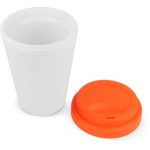 RPP Koffiebeker Wit 250ml wit / oranje 250 ml