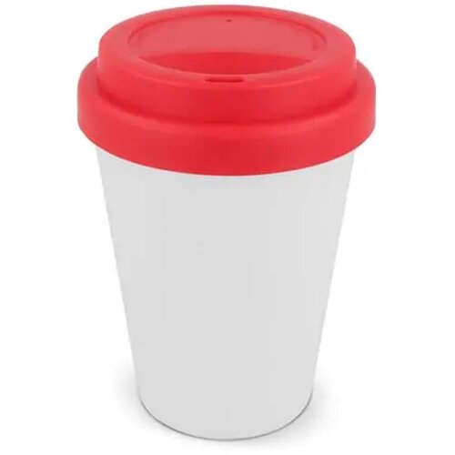 RPP Koffiebeker Wit 250ml wit / rood 250 ml