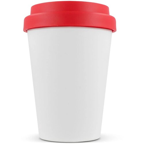 RPP Koffiebeker Wit 250ml wit / rood 250 ml