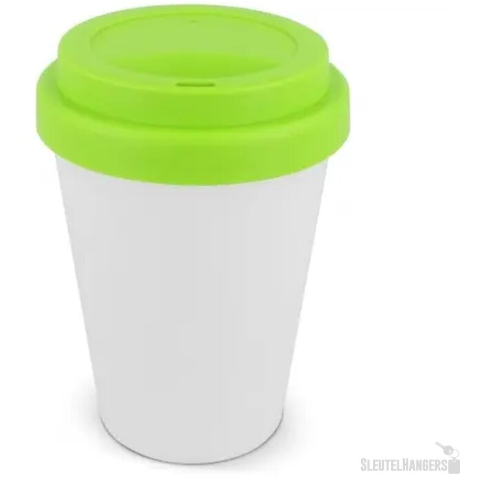 RPP Koffiebeker Wit 250ml wit / licht groen