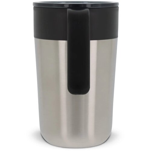 Dubbelwandige koffie mok 400ml zilver 400 ml