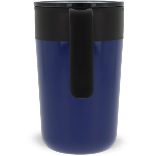 Dubbelwandige koffie mok 400ml donker blauw 400 ml