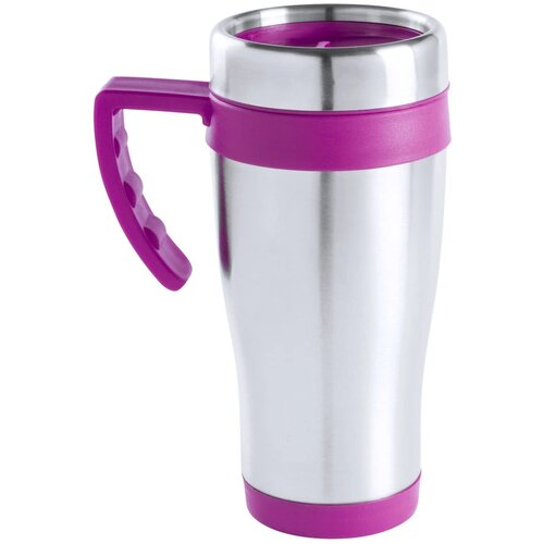 Thermosbeker met gekleurd oor (450 ml) Fuchsia