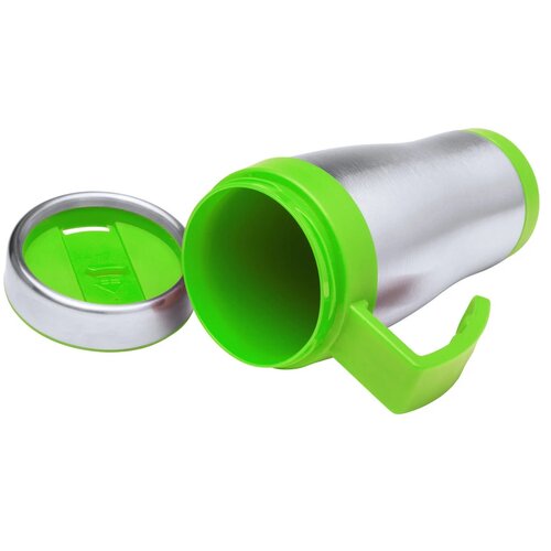 Thermosbeker met gekleurd oor (450 ml) Limoengroen