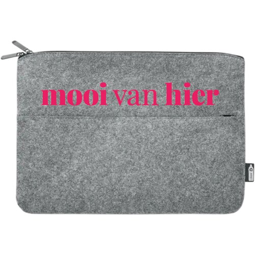 Rpet vilten laptoptas Toplo grijs