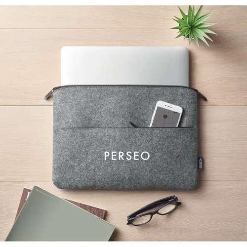 Rpet vilten laptoptas Toplo grijs