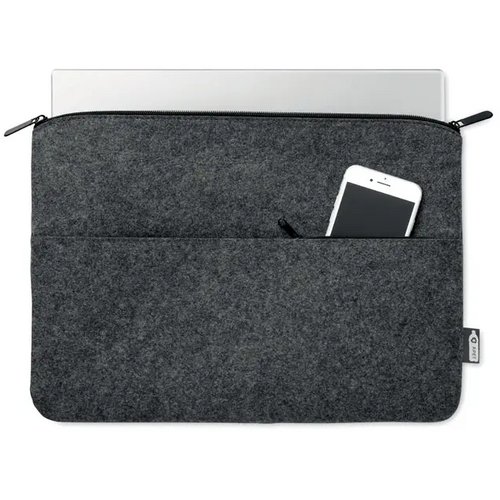Rpet vilten laptoptas Toplo donker grijs
