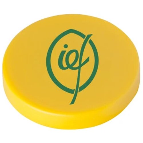 Magneet ø 40 mm. Geel