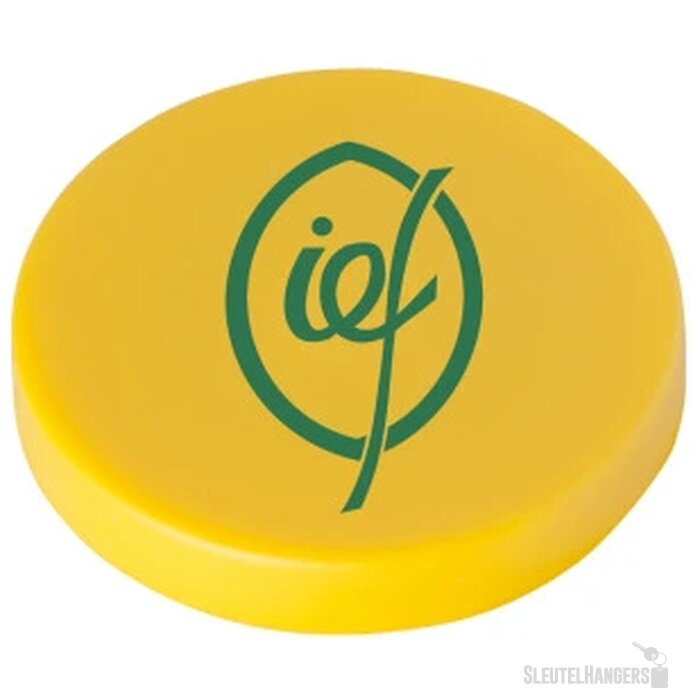 Magneet ø 40 mm. Geel