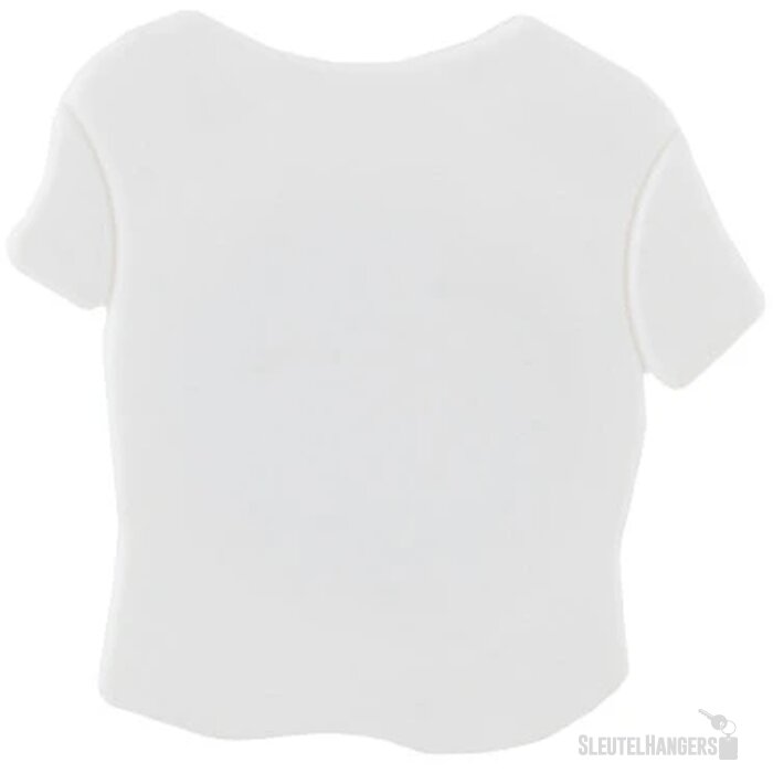 T-shirt magneet wit