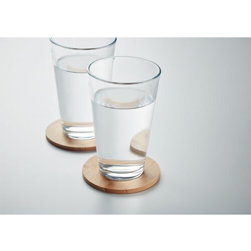 Set van 6 bamboe onderzetters Bayin set hout
