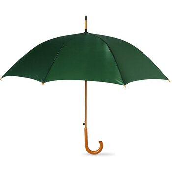 Paraplu met houten handvat Cumuli groen