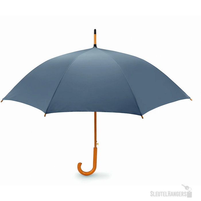 Paraplu met houten handvat Cumuli grijs