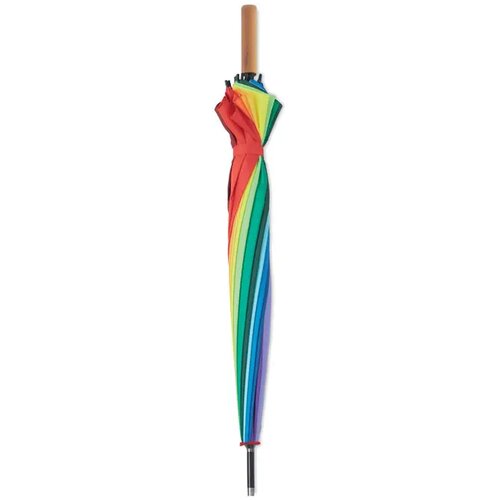 27 inch regenboogparaplu Bowbrella multicolour