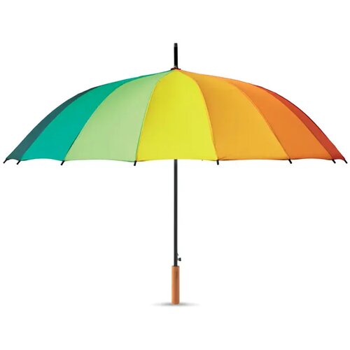 27 inch regenboogparaplu Bowbrella multicolour