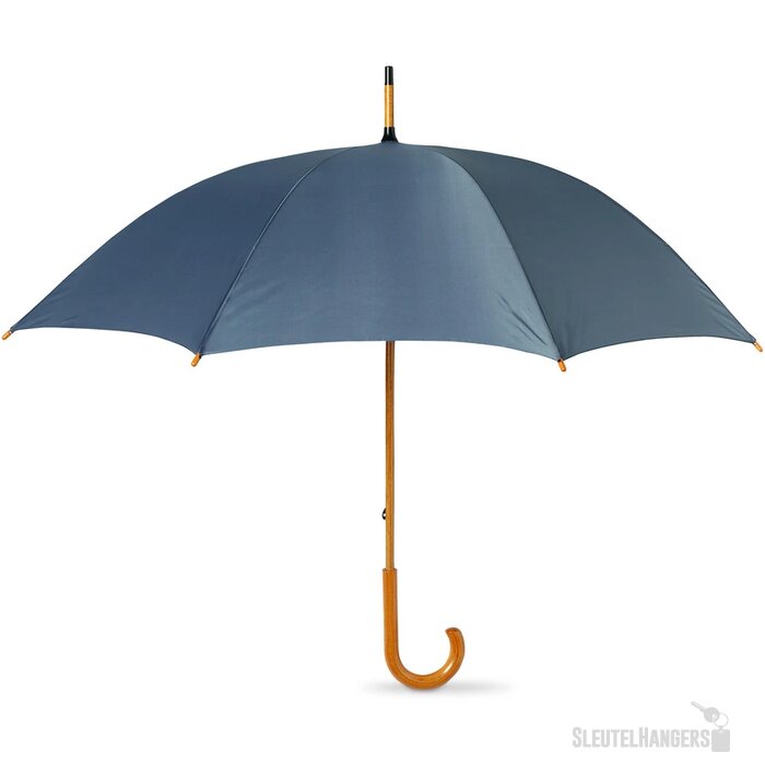 Paraplu met houten handvat Cala grijs